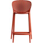 Orange Moderne Basilicana Rechteckige Sitzhocker aus Kunststoff mit Rückenlehne Breite 0-50cm, Höhe 50-100cm, Tiefe 0-50cm 2-teilig 