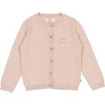 Reduzierte Pinke Bestickte Wheat Bio Rundhals-Ausschnitt Kinderübergangsjacken aus Baumwolle für Mädchen Größe 152 