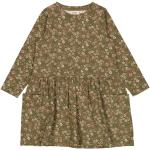 Reduzierte Grüne Langärmelige Wheat Kinderlangarmkleider aus Baumwolle für Mädchen Größe 122 