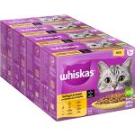 Reduziertes Whiskas 1+ Katzenfutter nass aus Metall mit Geflügel 