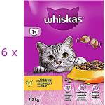 Whiskas 1+ Trockenfutter für Katzen mit Huhn 