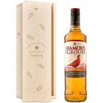 Whisky Famous Grouse - in Holzkiste mit Gravur