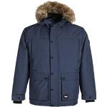 Schwarze Whistler Jacken mit Fellkapuze mit Knopf mit Kapuze für Herren Größe 3 XL für den für den Winter 