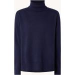 Dunkelblaue Oversize Whistles Rollkragen Kaschmir-Pullover für Damen Größe M für den für den Herbst 