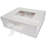 Weiße White Cotton Cards Boxen & Aufbewahrungsboxen mit Insekten-Motiv 