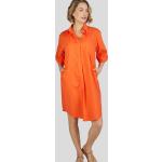 Orange Kurzärmelige Freizeitkleider für Damen Größe XL 