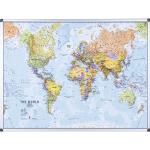 Bi-office Weltkarten mit Weltkartenmotiv 