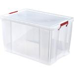Whitefurze Allstore Container mit Rot Lenkerklemmung, Kunststoff, Natur, 85 Liter