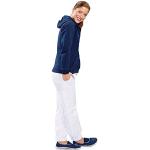 Weiße OP-Hosen mit Reißverschluss für Damen Größe L 