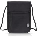 Schwarze Herrenbrustbeutel & Herrenbrusttaschen mit RFID-Schutz 