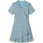 Hellblaue TCHIBO Nachhaltige Kinderkleider aus Viskose Größe 146 