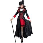 Reduzierte Rote Widmann Mini Stehkragen Vampir-Kostüme für Damen Größe M 