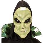 Grüne Widmann Alien-Masken aus Latex 