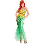 Bunte Widmann Meerjungfrau-Kostüme für Damen Größe S 