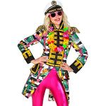 Bunte Widmann Clown-Kostüme & Harlekin-Kostüme für Damen Größe XXL 