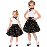 Reduzierte Schwarze Gepunktete 50er Jahre Kostüme für Kinder 