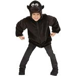 Schwarze Motiv Widmann Affenmasken für Kinder 
