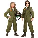 Reduzierte Khakifarbene Pilotenkostüme für Kinder 