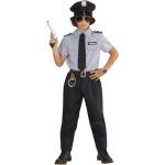 Polizei Kostüm für Kinder Neon-Jacke mit Aufschrift Polizei inkl. Kelle und  Strafzettel