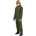 Olivgrüne Widmann Pilotenkostüme für Kinder 