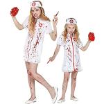 Bunte Widmann Zombiekrankenschwester-Kostüme für Kinder 