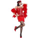 Rote Widmann Charleston-Kostüme & 20er Jahre Kostüme für Damen Größe M 
