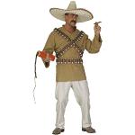 Beige Widmann Mexikaner-Kostüme für Herren Größe XL 