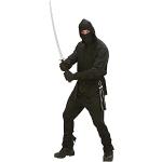 Schwarze Widmann Ninja-Kostüme für Herren Größe M 
