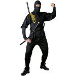 Reduzierte Schwarze Ninja-Kostüme Größe XL 