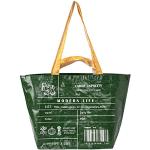 Grüne Faltbare Einkaufstaschen aus Nylon schmutzabweisend für Damen klein 