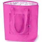 Pinke Faltbare Kühltaschen mit Reißverschluss aus Aluminium für Herren 
