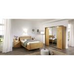 Hellbraune Wiemann Betten mit Bettkasten aus Massivholz 100x200 