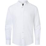 Weiße Casual Wiesnkönig Stehkragen Stehkragenhemden mit Knopf für Herren Größe XL 