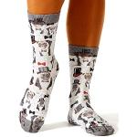 Wigglesteps Damen Socken Gentlemen Pug, one Size (