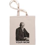 Wigoro Your MOM Sigmund Freud - Freud Einkaufstasche Tote Beige Shopping Bag