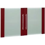Rote WIHO Küchen Küchenhängeschränke & Wrasenschränke aus Glas Breite 100-150cm, Höhe 50-100cm, Tiefe 0-50cm 