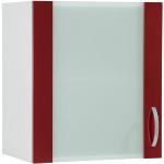 Rote WIHO Küchen Küchenhängeschränke & Wrasenschränke matt aus Glas Breite 0-50cm, Höhe 50-100cm, Tiefe 0-50cm 