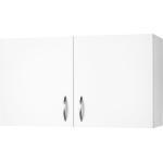 Weiße Moderne WIHO Küchen Küchenhängeschränke & Wrasenschränke Breite 100-150cm, Höhe 50-100cm, Tiefe 0-50cm 