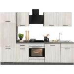 Beige WIHO Küchen Küchenmöbel aus Eiche Breite 250-300cm, Höhe 0-50cm, Tiefe 50-100cm 