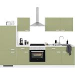 Reduzierte Grüne WIHO Küchen Küchen & Küchenzeilen aus MDF Breite 250-300cm, Höhe 250-300cm, Tiefe 50-100cm 
