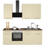 Reduzierte Hellbraune WIHO Küchen Küchenmöbel aus Eiche Breite 200-250cm, Höhe 200-250cm, Tiefe 50-100cm 