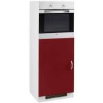 Rote WIHO Küchen Kühlumbauschränke aus Eiche Breite 50-100cm, Höhe 150-200cm, Tiefe 50-100cm 