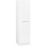 Weiße WIHO Küchen Seitenschränke Breite 0-50cm, Höhe 200-250cm, Tiefe 50-100cm 