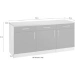 Breite 150-200cm Küchenunterschränke Schubladen günstig mit kaufen online