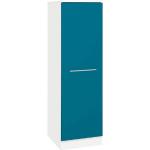 Blaue WIHO Küchen Küchenschränke Breite 0-50cm, Höhe 150-200cm, Tiefe 50-100cm 