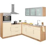 Pastellgelbe WIHO Küchen Winkelküchen & Eckküchen Breite 0-50cm, Höhe 50-100cm, Tiefe 0-50cm 