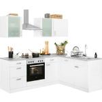 Weiße Winkelküchen & Eckküchen Breite 200-250cm günstig online kaufen