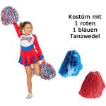 Rote Pompons aus Polyester 