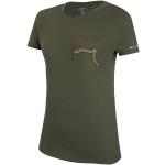 Reduzierte Olivgrüne Langärmelige Wild Country T-Shirts für Damen Größe XS 