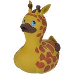 Wild Republic 23204 Rubber Duck, Gummiente, Giraffe, Badewannen-Geschenke für Kinder, Quietscheentchen, Badespielzeug für Babys, Gummiente lustig, Badeente zum Sammeln, 10 cm